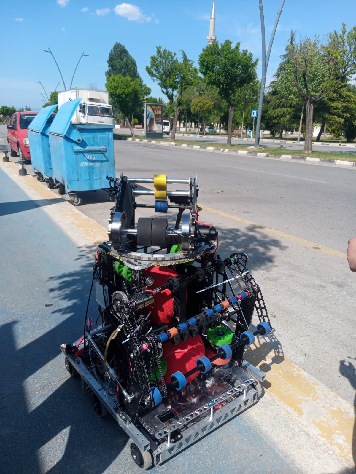 McMissiles robot on Manisa streets in 2022