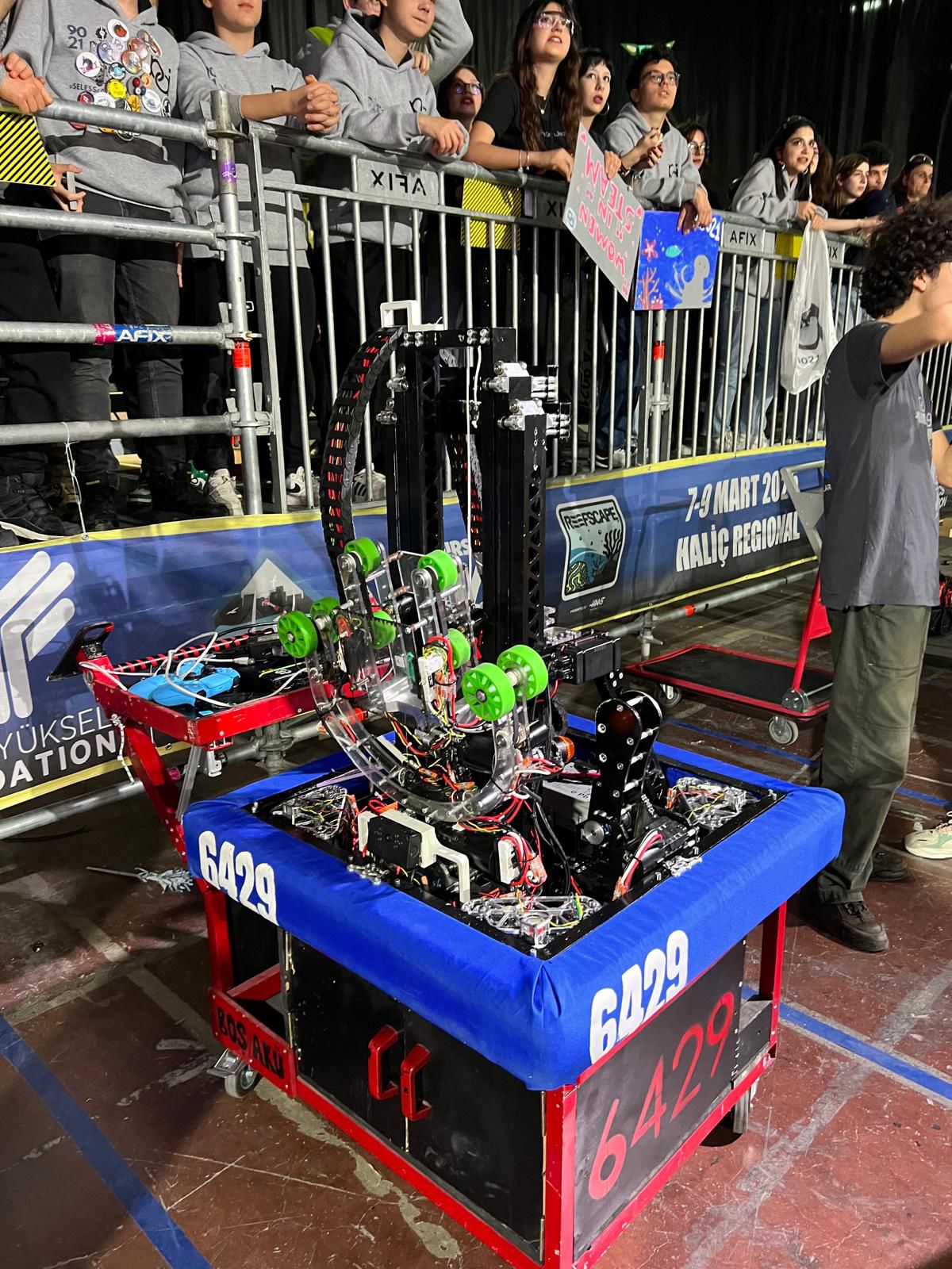 Raider robot at 2025 Halic Regional in Istanbul, Turkey